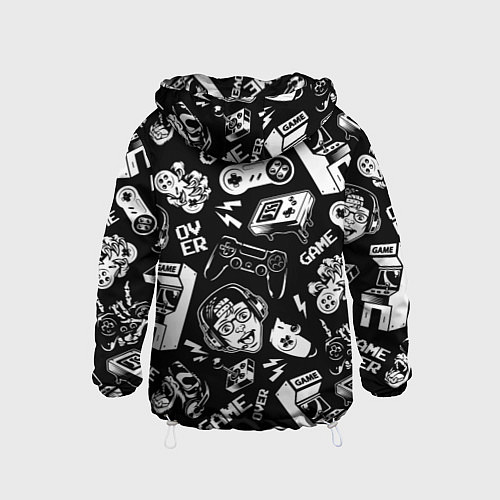 Детская ветровка Retro gamer pattern / 3D-Белый – фото 2