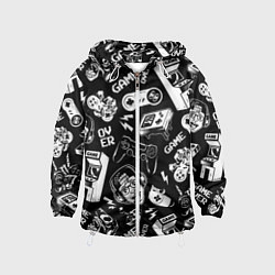 Детская ветровка Retro gamer pattern