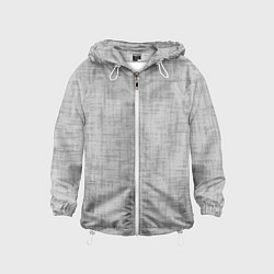 Детская ветровка Светлый серый текстурированный