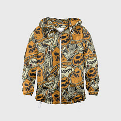 Детская ветровка Хэллоуин тыквы