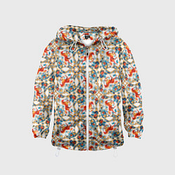 Детская ветровка Орнамент с лошадью - символом Нового 2026 года