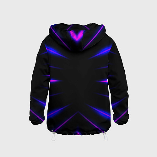 Детская ветровка Color black neon neon / 3D-Белый – фото 2