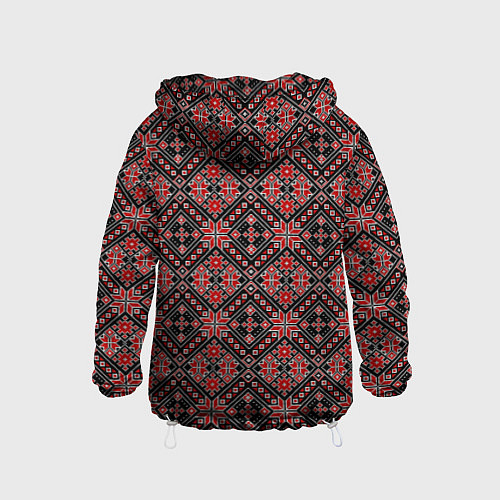 Детская ветровка Славянский стиль - орнамент / 3D-Белый – фото 2