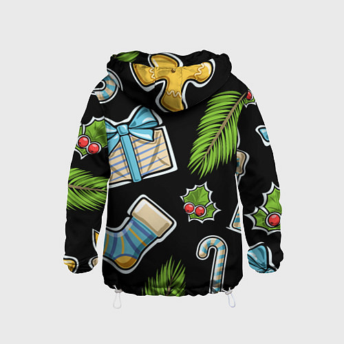 Детская ветровка Christmas soul / 3D-Белый – фото 2