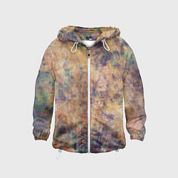 Детская ветровка Абстракция - pink marble with blue flecks