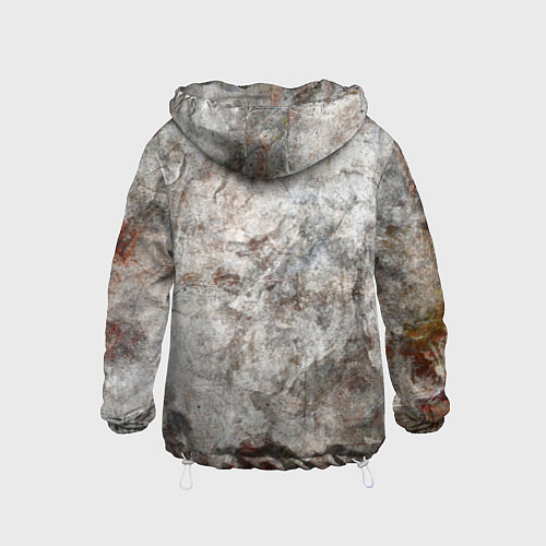 Детская ветровка Абстракция - gray limestone / 3D-Белый – фото 2