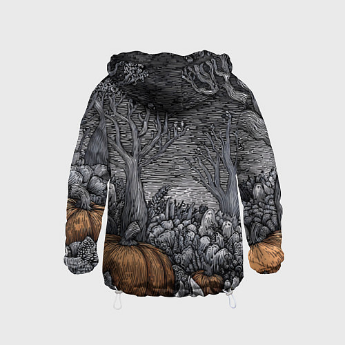 Детская ветровка Осенние шалости духов / 3D-Белый – фото 2