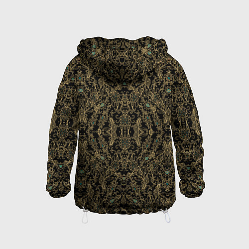 Детская ветровка Славяно - русский орнамент узоры с позолотой / 3D-Белый – фото 2