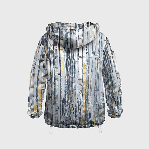 Детская ветровка Новогодний дождик / 3D-Белый – фото 2