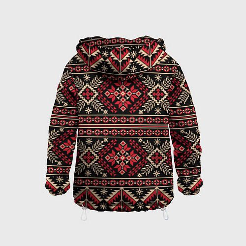 Детская ветровка Этнический славянский орнамент / 3D-Белый – фото 2