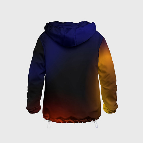 Детская ветровка Color black red blue / 3D-Белый – фото 2