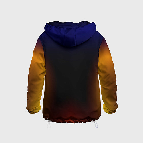 Детская ветровка Color black red blue / 3D-Белый – фото 2