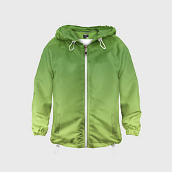 Детская ветровка Color green yellow