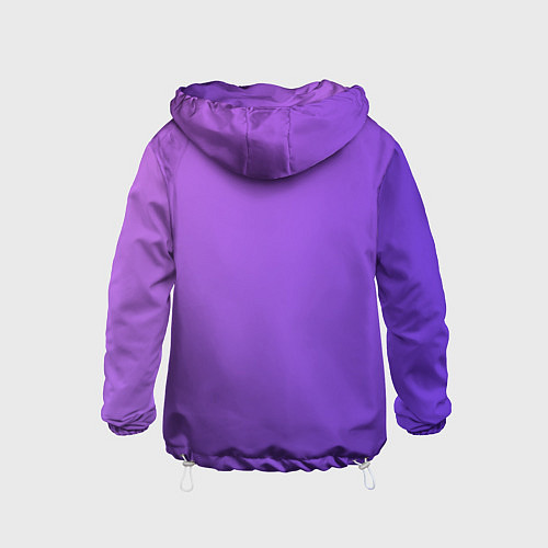Детская ветровка The color is purple / 3D-Белый – фото 2