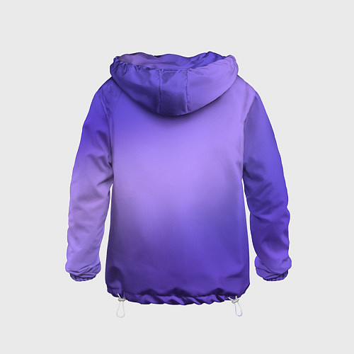 Детская ветровка Color purple gradient / 3D-Белый – фото 2