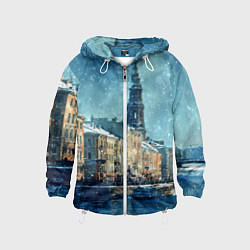 Детская ветровка Снегопад в Санкт-Петербурге