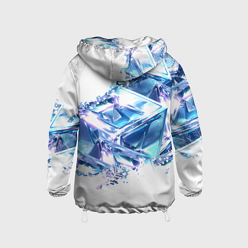 Детская ветровка Пингвины и лёд / 3D-Белый – фото 2