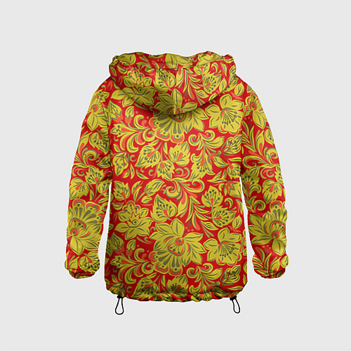 Детская ветровка Хохлома / 3D-Черный – фото 2