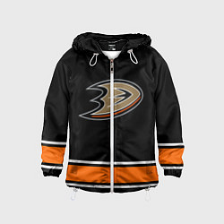 Ветровка с капюшоном детская Anaheim Ducks Selanne, цвет: 3D-белый