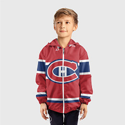Ветровка с капюшоном детская Montreal Canadiens, цвет: 3D-белый — фото 2