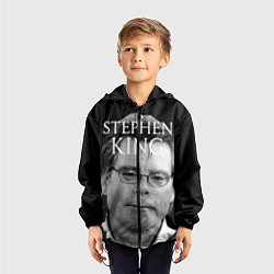 Ветровка с капюшоном детская Stephen King, цвет: 3D-черный — фото 2