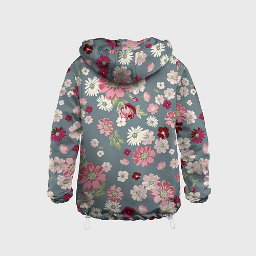 Детская ветровка Цветочки / 3D-Белый – фото 2