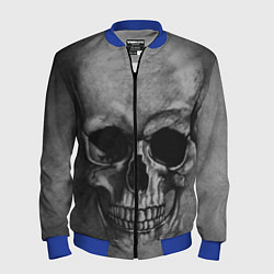 Бомбер мужской Череп, цвет: 3D-синий