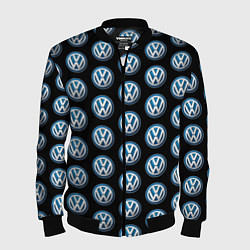 Бомбер мужской Volkswagen, цвет: 3D-черный