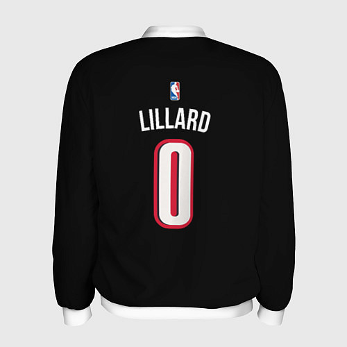 Мужской бомбер Portland Trail Blazers 0 / 3D-Белый – фото 2