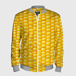 Бомбер мужской Сладкая вареная кукуруза, цвет: 3D-меланж