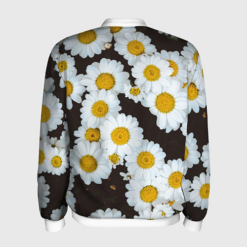 Мужской бомбер Аромашки / 3D-Белый – фото 2