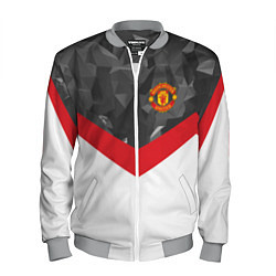 Мужской бомбер Man United FC: Grey Polygons