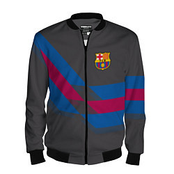 Бомбер мужской Barcelona FC: Dark style, цвет: 3D-черный