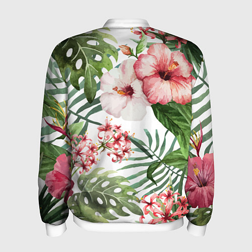 Мужской бомбер Таинственный остров / 3D-Белый – фото 2