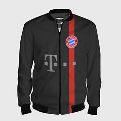 Бомбер мужской Bayern FC: Black 2018, цвет: 3D-черный