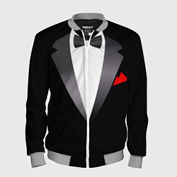 Бомбер мужской Смокинг мистера, цвет: 3D-меланж