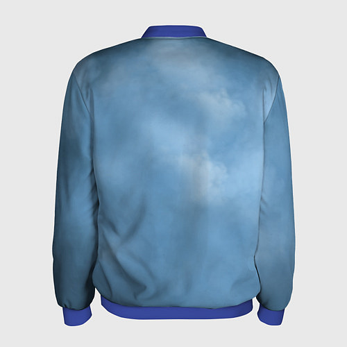 Мужской бомбер Skillet: Smoke / 3D-Синий – фото 2