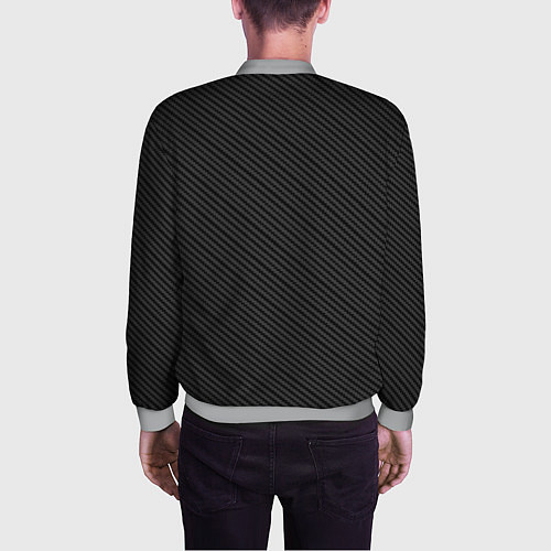 Мужской бомбер BMW CARBON БМВ КАРБОН / 3D-Меланж – фото 4