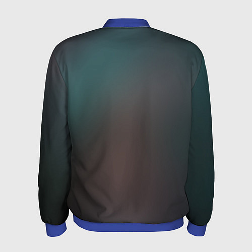 Мужской бомбер Dua Lipa: Floral / 3D-Синий – фото 2