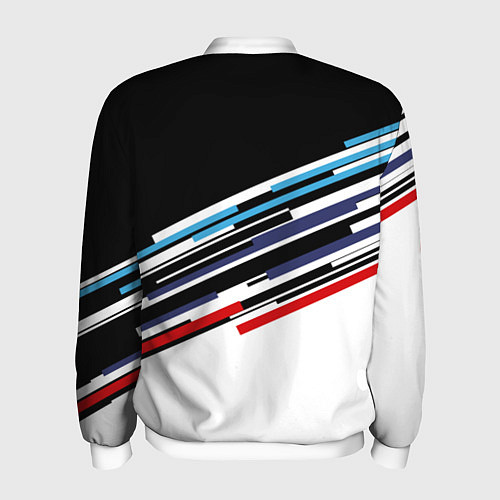 Мужской бомбер BMW BRAND COLOR БМВ / 3D-Белый – фото 2