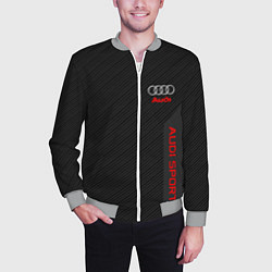 Бомбер мужской Audi: Sport Line, цвет: 3D-меланж — фото 2