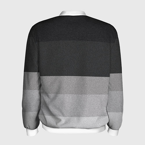 Мужской бомбер ФК Арсенал: Серый стиль / 3D-Белый – фото 2