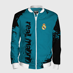 Бомбер мужской Real madrid - grange style, цвет: 3D-белый
