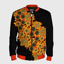 Мужской бомбер Славянская роспись