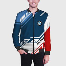 Бомбер мужской BMW SPORT, цвет: 3D-черный — фото 2