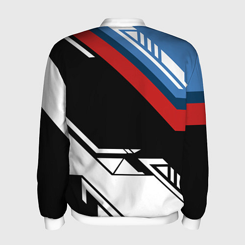 Мужской бомбер BMW GEOMETRY SPORT БМВ M PERFORMANCE / 3D-Белый – фото 2