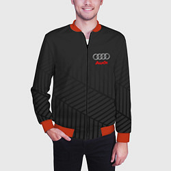 Бомбер мужской Audi: Grey Collection, цвет: 3D-красный — фото 2