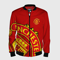 Бомбер мужской FC Man United: Red Exclusive, цвет: 3D-черный