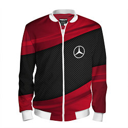 Бомбер мужской Mercedes Benz: Red Sport, цвет: 3D-белый