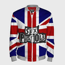 Бомбер мужской Sex Pistols UK, цвет: 3D-меланж